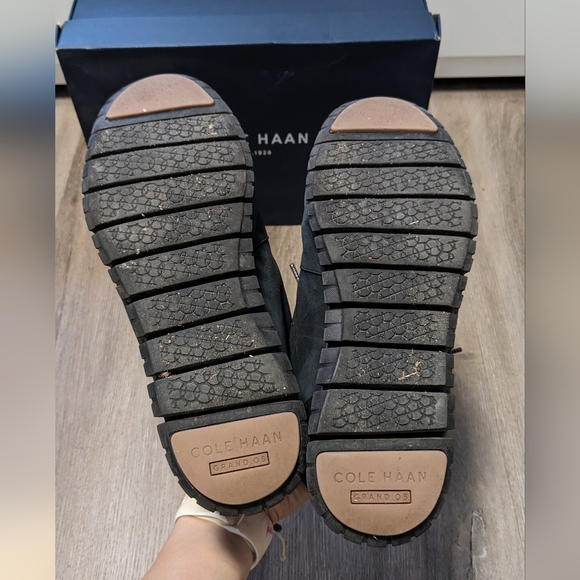 Cole Haan Zeroground Hike Boots in Black Nubuck - Picture 9 of 10